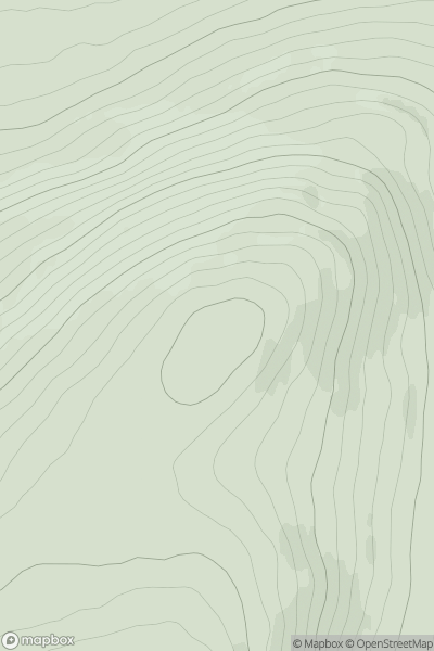 Thumbnail image for Gearr Leacann [Loch Arkaig to Glen Moriston] showing contour plot for surrounding peak